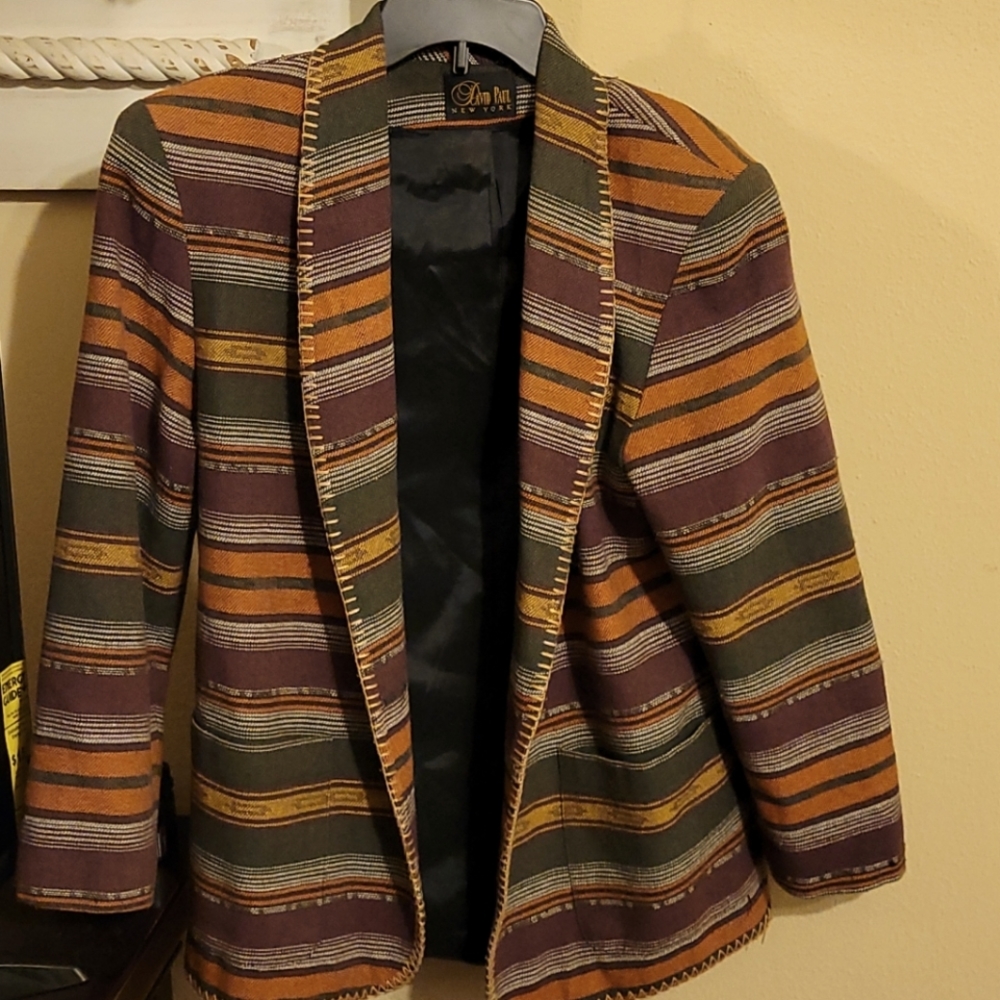 Vintage native print Blazer